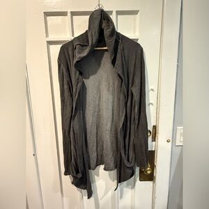 Bershka Gray Hooded Sweater